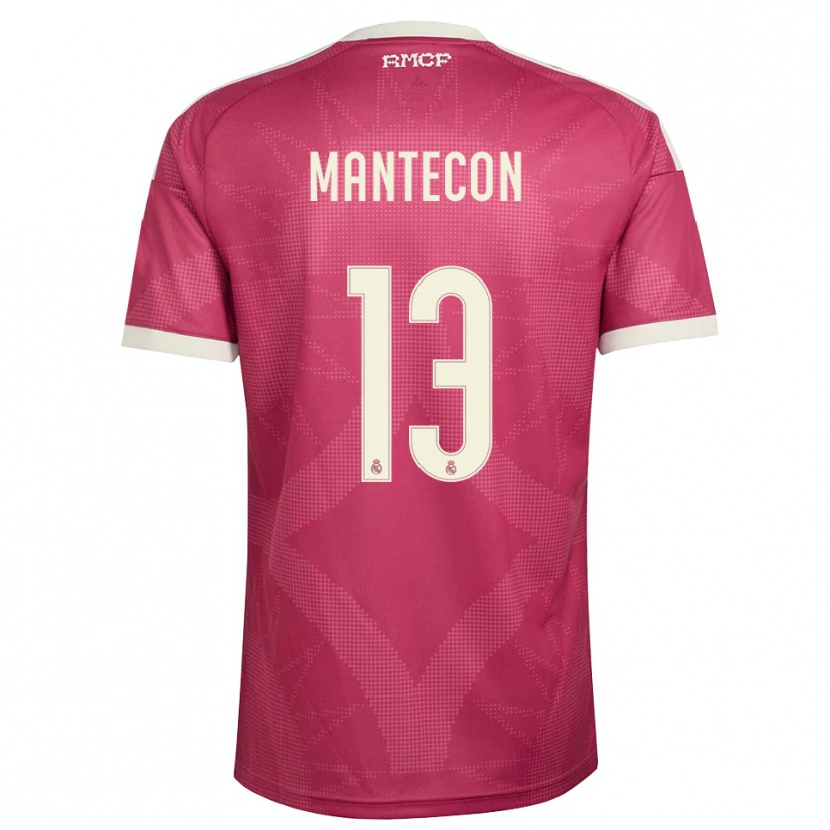 Danxen Mann Hugo Mantecon #13 Blek Fiolettrød Hvit Tredje Sett Drakt Trøye 2026/27 Skjorter T-Skjorte