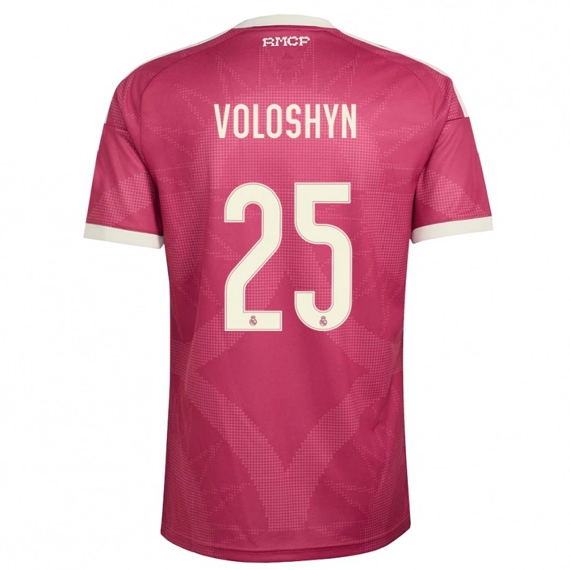 Danxen Mann Ilya Voloshyn #25 Blek Fiolettrød Hvit Tredje Sett Drakt Trøye 2026/27 Skjorter T-Skjorte
