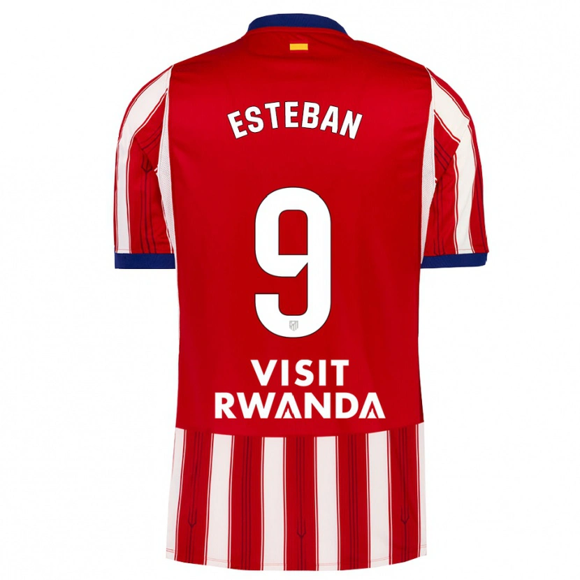 Danxen Dame Sergio Esteban #9 Kongelig Blå Rød Hvit Hjemmetrøye Drakt Trøye 2026/27 Skjorter T-Skjorte