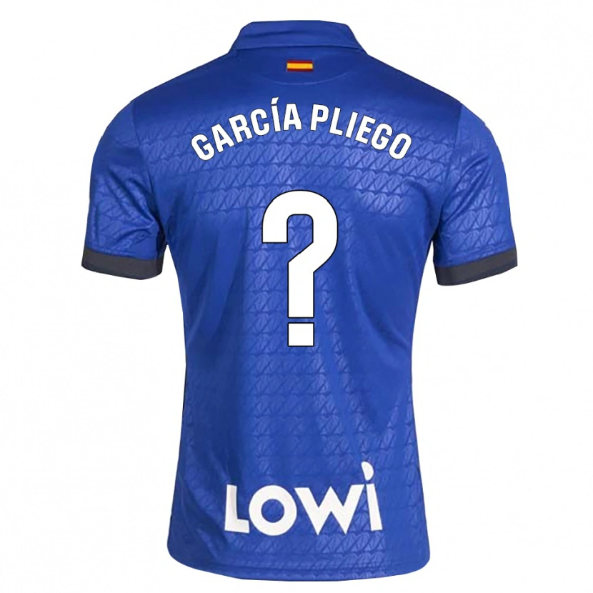 Danxen Dame Hugo García Pliego #0 Blå Hvit Svart Hjemmetrøye Drakt Trøye 2026/27 Skjorter T-Skjorte