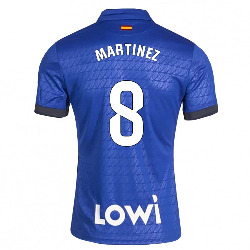 Danxen Dame Jesús Martínez #8 Blå Hvit Svart Hjemmetrøye Drakt Trøye 2026/27 Skjorter T-Skjorte