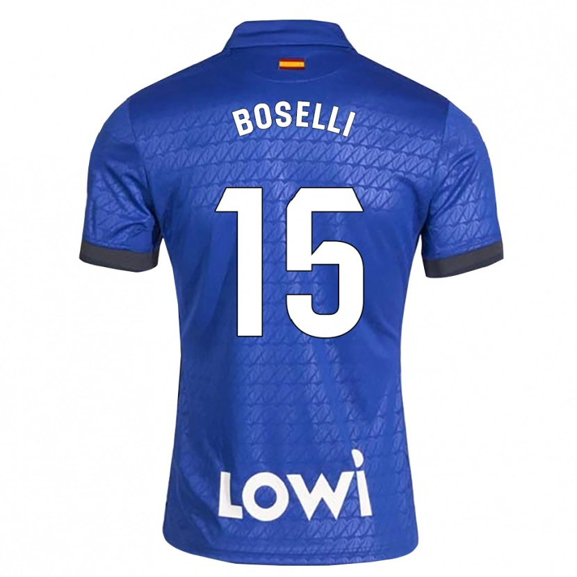 Danxen Dame Sebastián Boselli #15 Blå Hvit Svart Hjemmetrøye Drakt Trøye 2026/27 Skjorter T-Skjorte