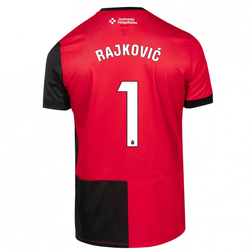 Danxen Dame Predrag Rajkovic #1 Svart Rød Hvit Hjemmetrøye Drakt Trøye 2026/27 Skjorter T-Skjorte