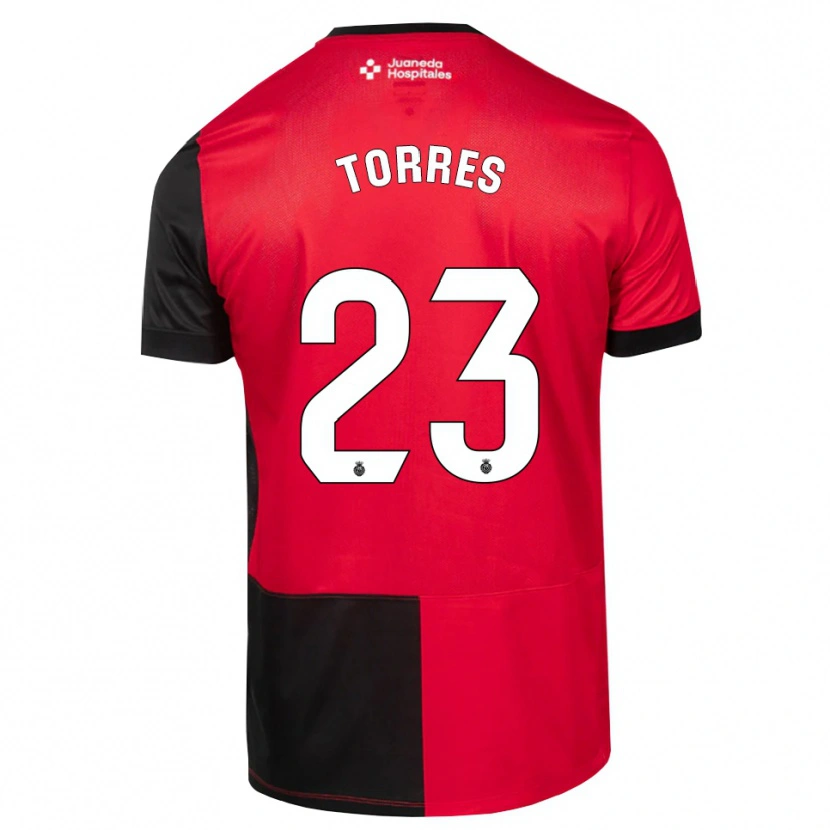 Danxen Dame Iker Torres #23 Svart Rød Hvit Hjemmetrøye Drakt Trøye 2026/27 Skjorter T-Skjorte