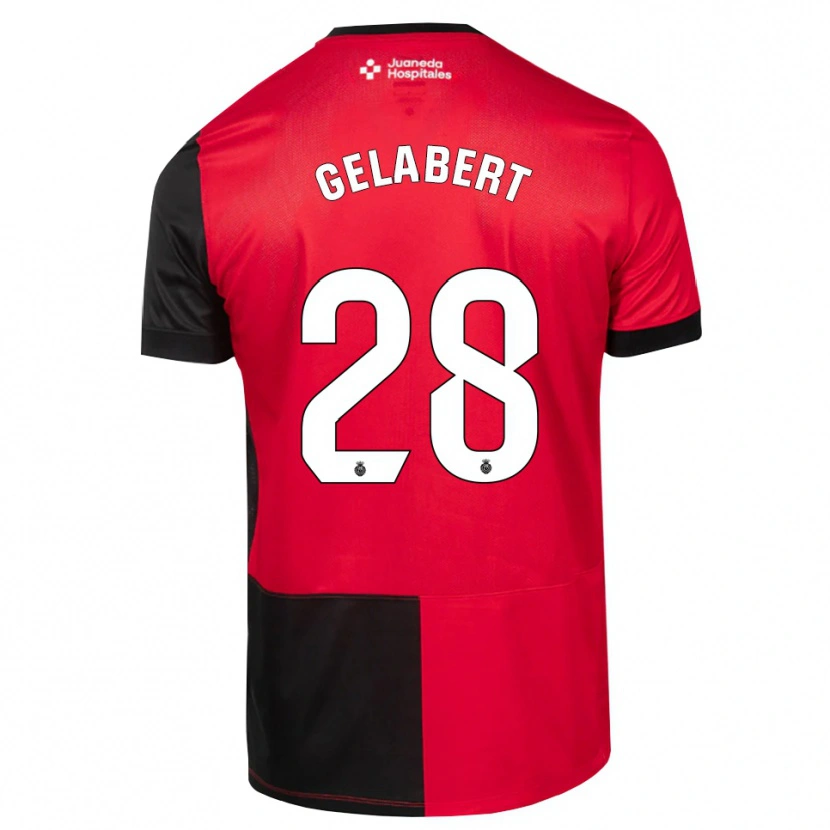 Danxen Dame Miquel Gelabert #28 Svart Rød Hvit Hjemmetrøye Drakt Trøye 2026/27 Skjorter T-Skjorte
