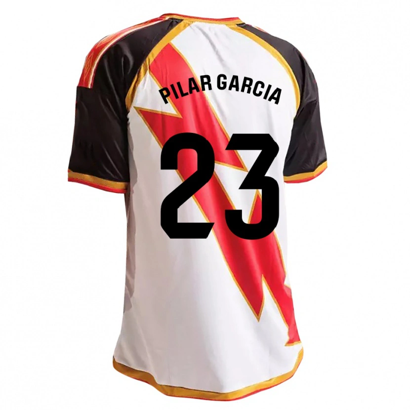 Danxen Dame María Pilar García Villalba #23 Svart Rød Hvit Gull Hjemmetrøye Drakt Trøye 2026/27 Skjorter T-Skjorte