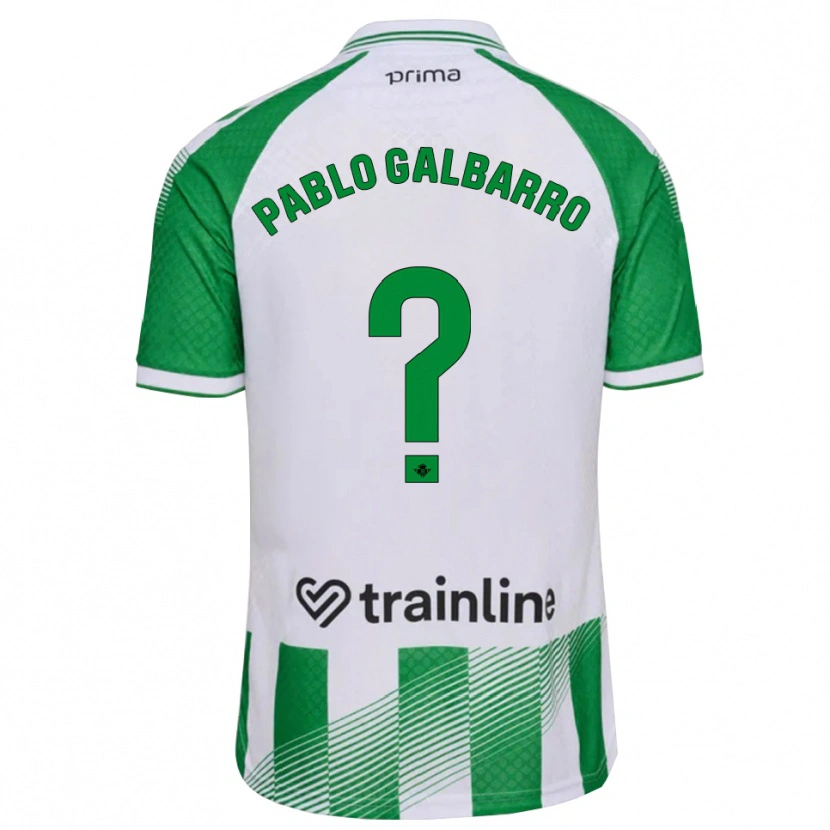 Danxen Dame Juan Pablo Galbarro #0 Lys Grønn Svart Hvit Hjemmetrøye Drakt Trøye 2026/27 Skjorter T-Skjorte
