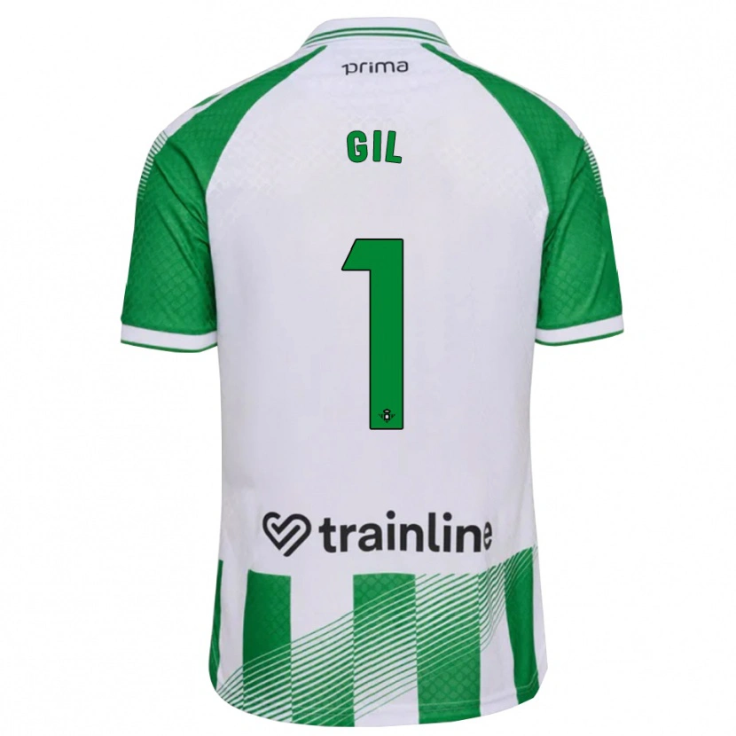 Danxen Dame Noelia Gil #1 Lys Grønn Svart Hvit Hjemmetrøye Drakt Trøye 2026/27 Skjorter T-Skjorte