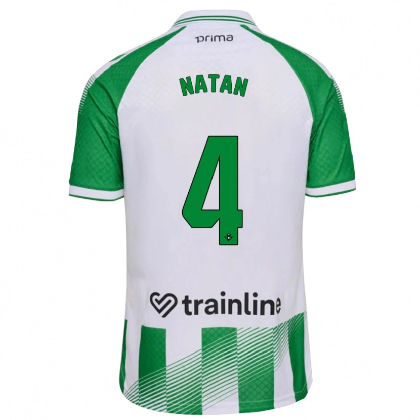 Danxen Dame Natan Bernardo De Souza #4 Lys Grønn Svart Hvit Hjemmetrøye Drakt Trøye 2026/27 Skjorter T-Skjorte