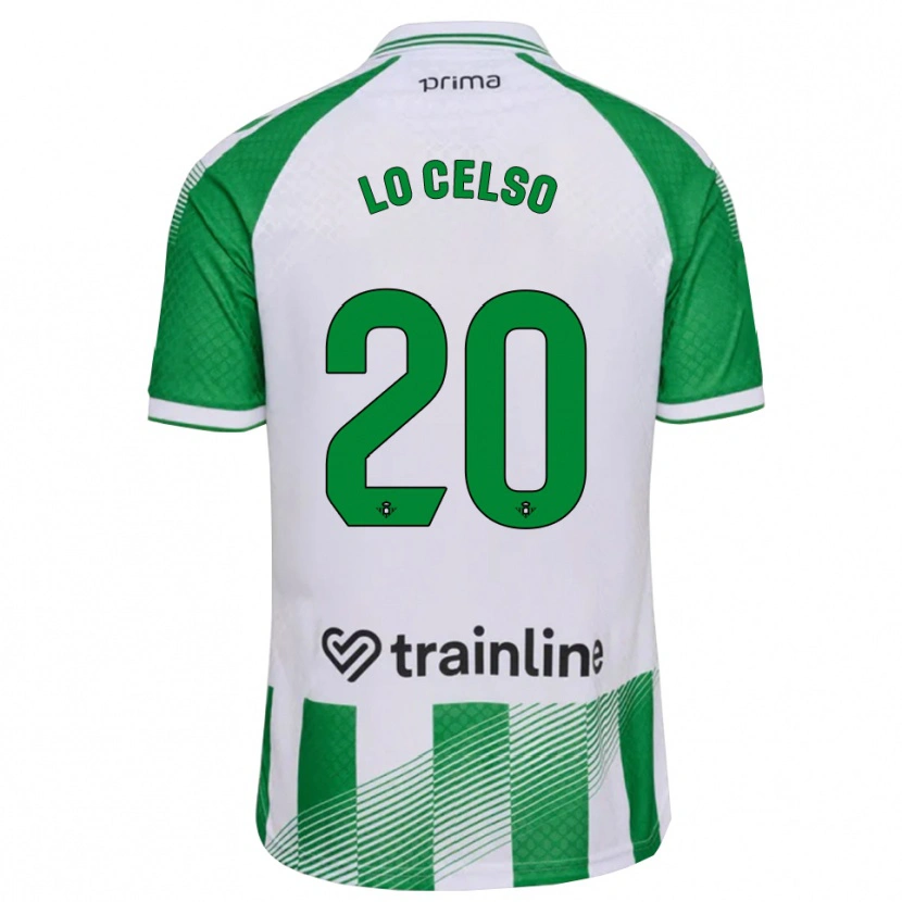 Danxen Dame Giovani Lo Celso #20 Lys Grønn Svart Hvit Hjemmetrøye Drakt Trøye 2026/27 Skjorter T-Skjorte