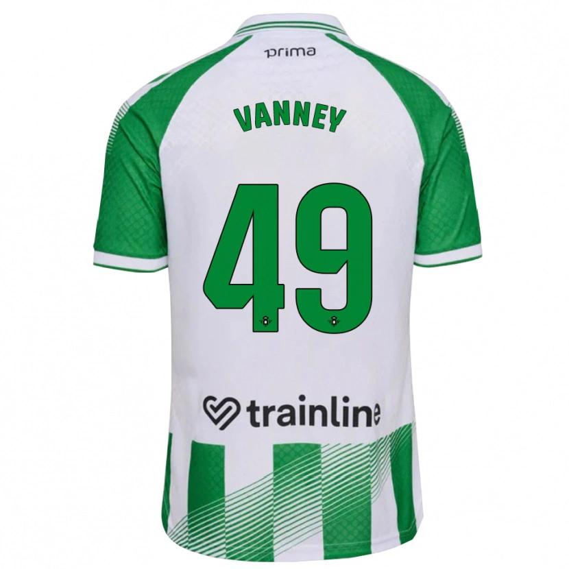Danxen Dame Dylan Vanney #49 Lys Grønn Svart Hvit Hjemmetrøye Drakt Trøye 2026/27 Skjorter T-Skjorte