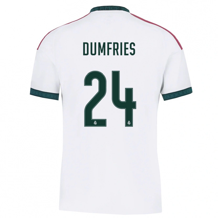 Danxen Dame Denzel Dumfries #24 Mørk Grønn Hvit Rød Hjemmetrøye Drakt Trøye 2026/27 Skjorter T-Skjorte