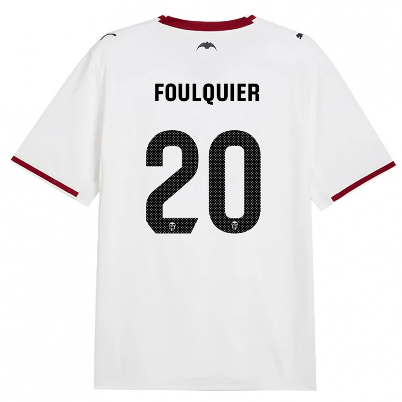Danxen Dame Dimitri Foulquier #20 Svart Hvit Rød Gul Hjemmetrøye Drakt Trøye 2026/27 Skjorter T-Skjorte
