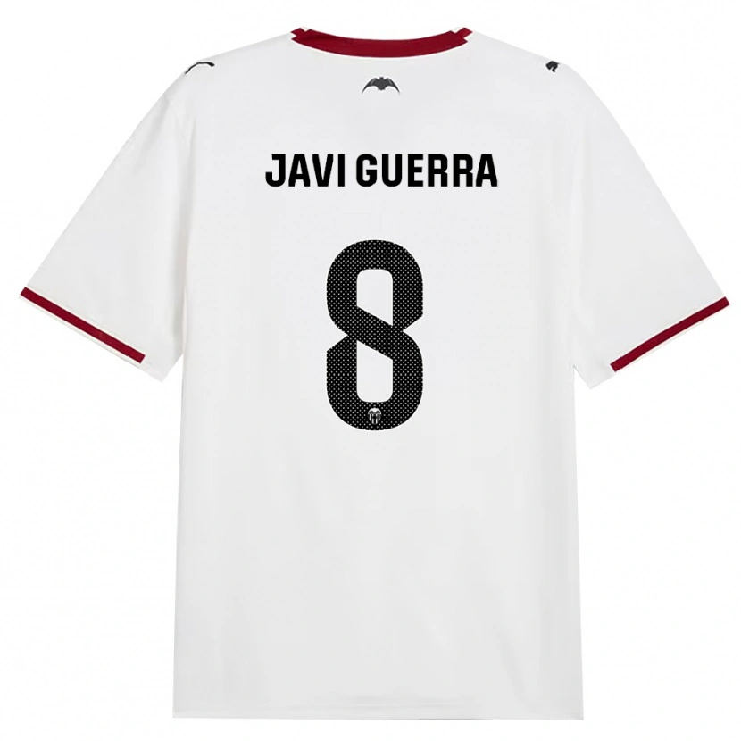 Danxen Dame Javi Guerra #8 Svart Hvit Rød Gul Hjemmetrøye Drakt Trøye 2026/27 Skjorter T-Skjorte