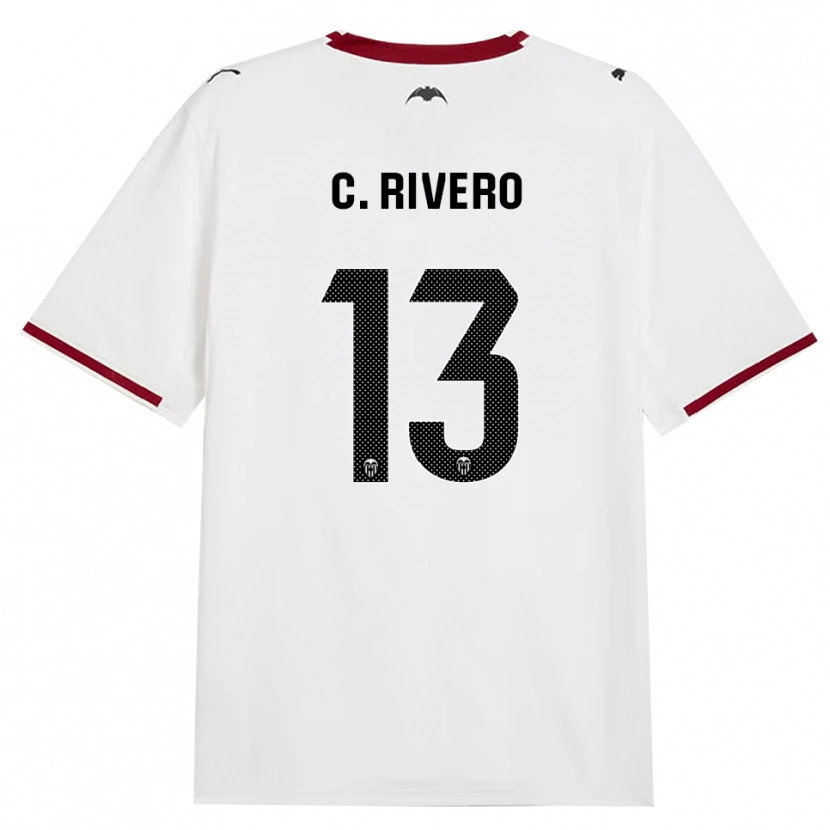 Danxen Dame Cristian Rivero #13 Svart Hvit Rød Gul Hjemmetrøye Drakt Trøye 2026/27 Skjorter T-Skjorte