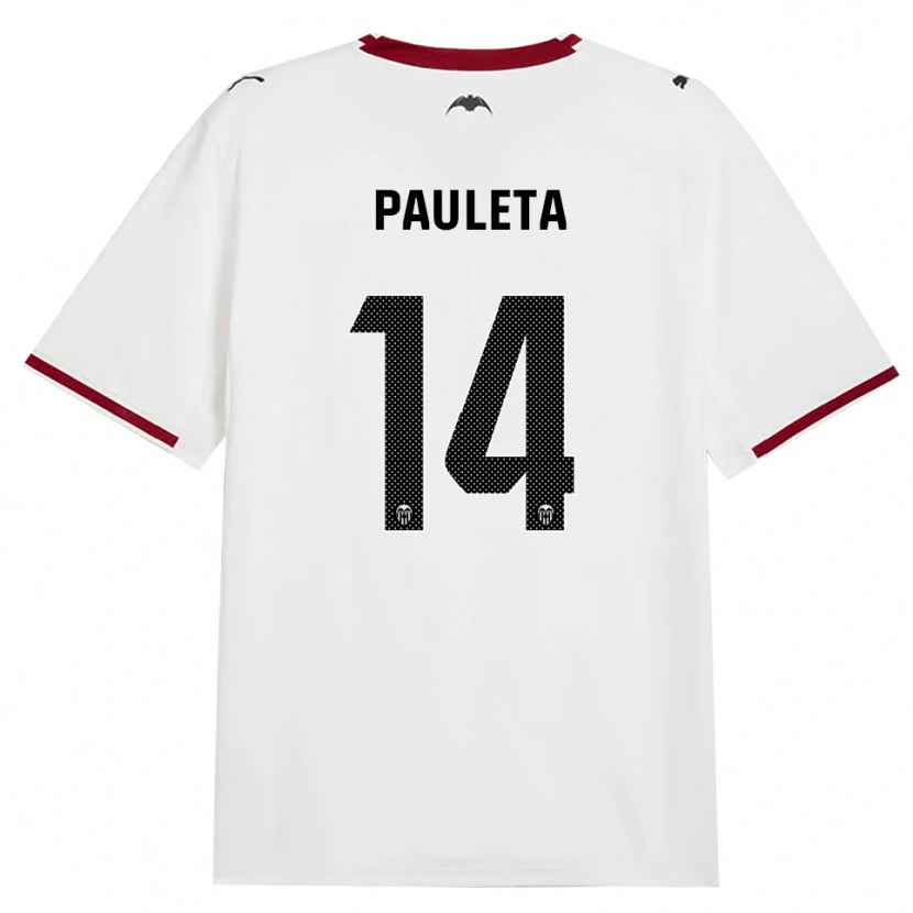 Danxen Dame Paula Sancho González #14 Svart Hvit Rød Gul Hjemmetrøye Drakt Trøye 2026/27 Skjorter T-Skjorte