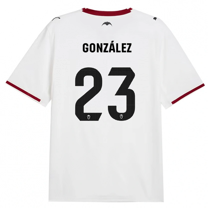 Danxen Dame Mario González #23 Svart Hvit Rød Gul Hjemmetrøye Drakt Trøye 2026/27 Skjorter T-Skjorte