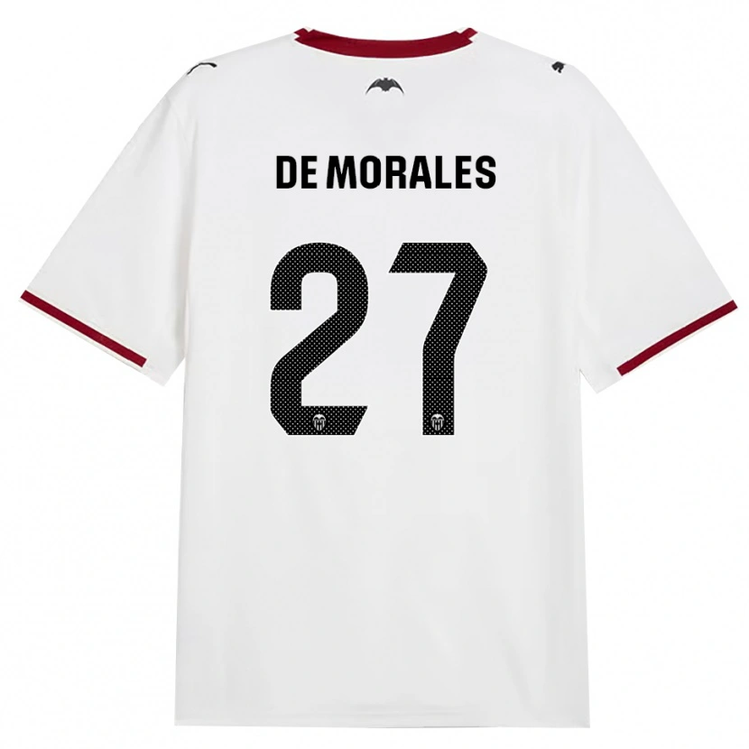 Danxen Dame Rubén Muñoz De Morales #27 Svart Hvit Rød Gul Hjemmetrøye Drakt Trøye 2026/27 Skjorter T-Skjorte