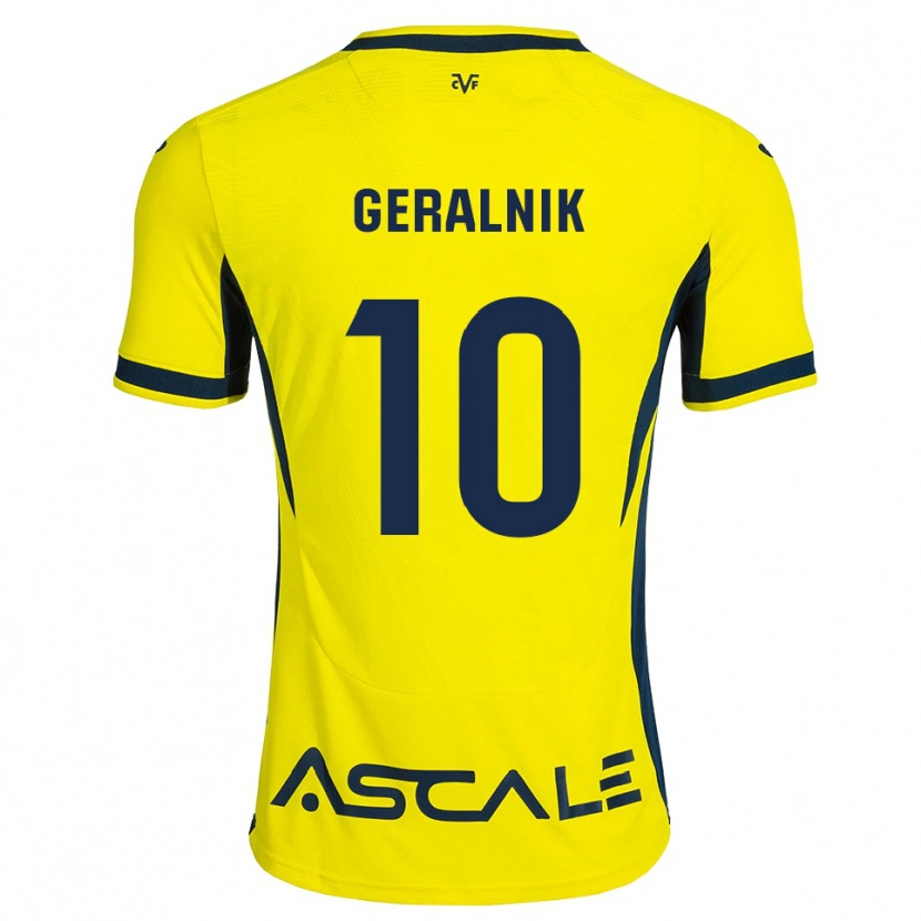 Danxen Dame Tiago Geralnik #10 Gul Svart Rød Hjemmetrøye Drakt Trøye 2026/27 Skjorter T-Skjorte