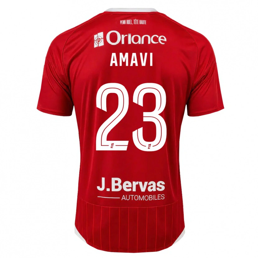 Danxen Dame Jordan Amavi #23 Hvit Rød Hjemmetrøye Drakt Trøye 2026/27 Skjorter T-Skjorte