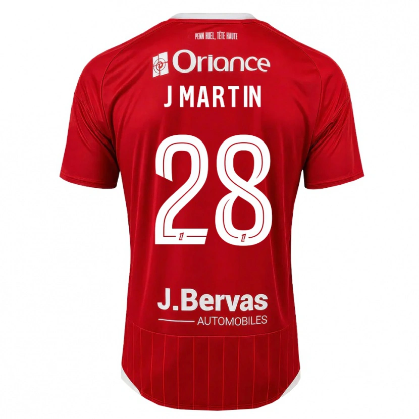 Danxen Dame Jonas Martin #28 Hvit Rød Hjemmetrøye Drakt Trøye 2026/27 Skjorter T-Skjorte