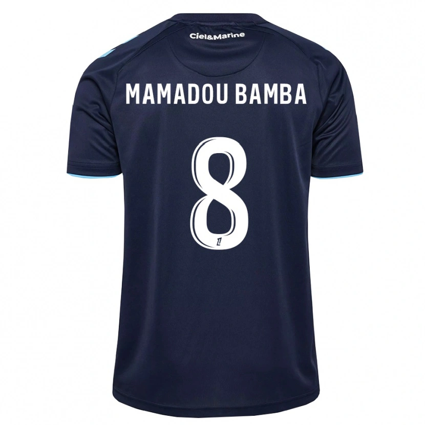 Danxen Dame Ben Mamadou Bamba #8 Kornblomstblå Midnattblå Hjemmetrøye Drakt Trøye 2026/27 Skjorter T-Skjorte