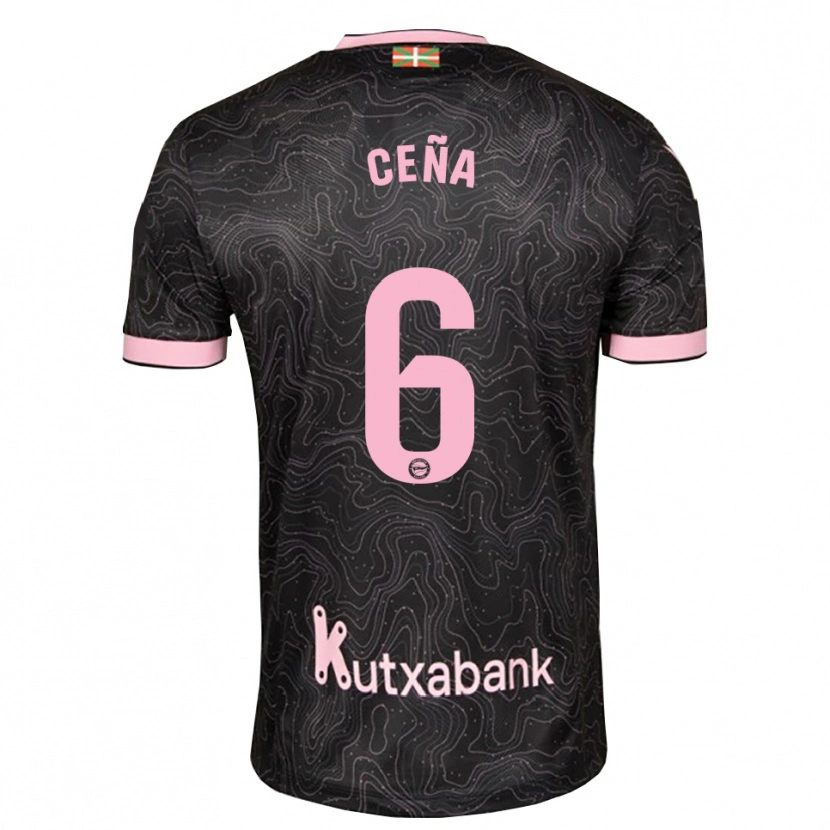 Danxen Dame Marcos Ceña #6 Svart Rosa Bortetrøye Drakt Trøye 2026/27 Skjorter T-Skjorte