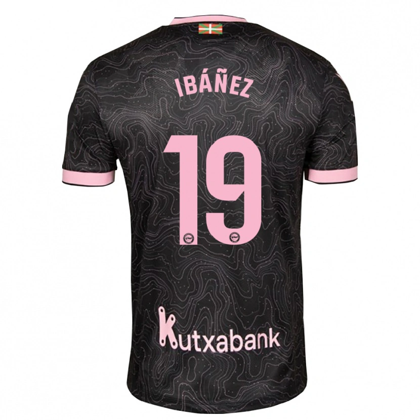 Danxen Dame Pablo Ibáñez #19 Svart Rosa Bortetrøye Drakt Trøye 2026/27 Skjorter T-Skjorte