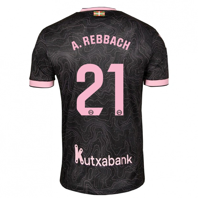 Danxen Dame Abde Rebbach #21 Svart Rosa Bortetrøye Drakt Trøye 2026/27 Skjorter T-Skjorte
