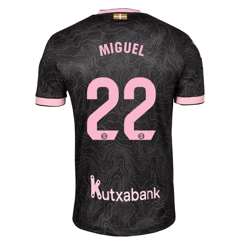 Danxen Dame Miguel Rodríguez #22 Svart Rosa Bortetrøye Drakt Trøye 2026/27 Skjorter T-Skjorte