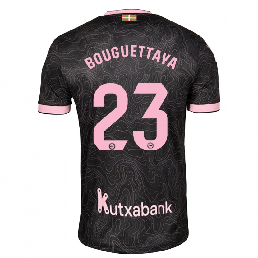 Danxen Dame Tazghat Bouguettaya #23 Svart Rosa Bortetrøye Drakt Trøye 2026/27 Skjorter T-Skjorte