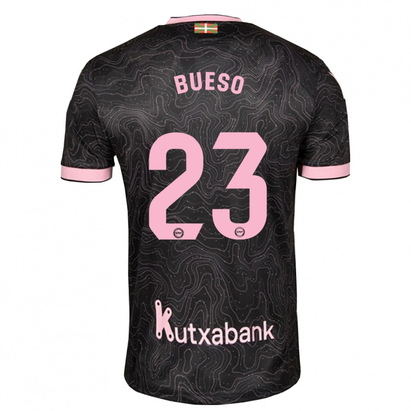 Danxen Dame Alejandro Bueso #23 Svart Rosa Bortetrøye Drakt Trøye 2026/27 Skjorter T-Skjorte