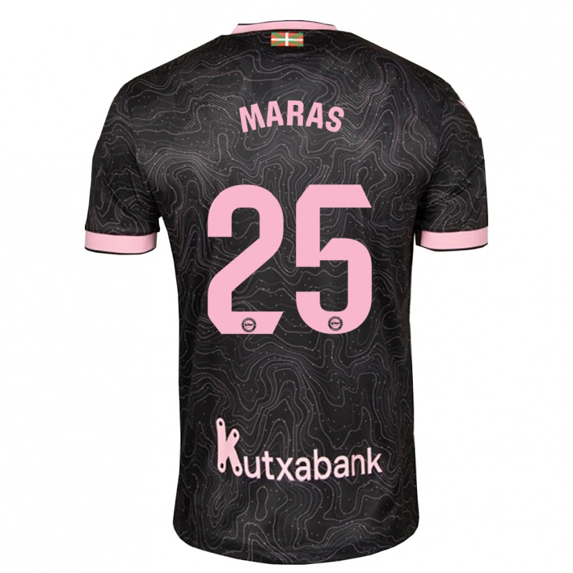 Danxen Dame Nikola Maras #25 Svart Rosa Bortetrøye Drakt Trøye 2026/27 Skjorter T-Skjorte