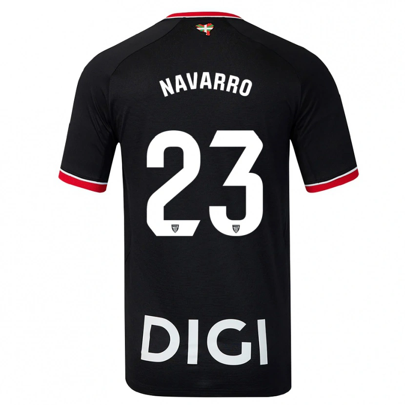 Danxen Dame Robert Navarro #23 Svart Hvit Rød Bortetrøye Drakt Trøye 2026/27 Skjorter T-Skjorte