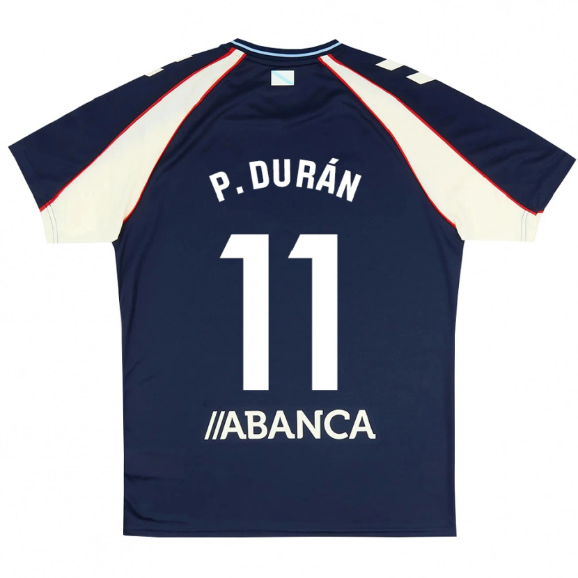 Danxen Dame Pablo Durán #11 Kongelig Blå Rød Hvit Bortetrøye Drakt Trøye 2026/27 Skjorter T-Skjorte