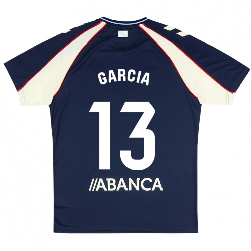Danxen Dame Raul Garcia #13 Kongelig Blå Rød Hvit Bortetrøye Drakt Trøye 2026/27 Skjorter T-Skjorte