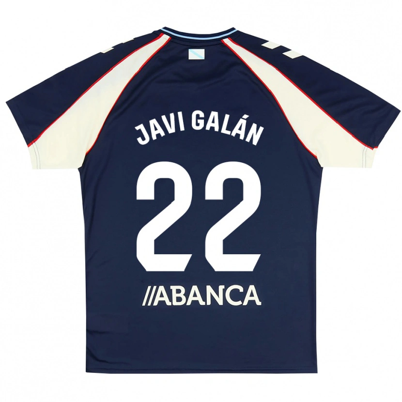 Danxen Dame Javi Galán #22 Kongelig Blå Rød Hvit Bortetrøye Drakt Trøye 2026/27 Skjorter T-Skjorte