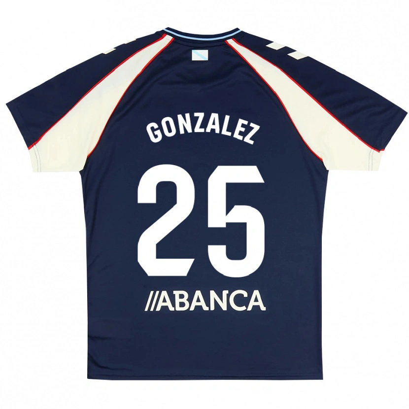Danxen Dame Marcos González #25 Kongelig Blå Rød Hvit Bortetrøye Drakt Trøye 2026/27 Skjorter T-Skjorte