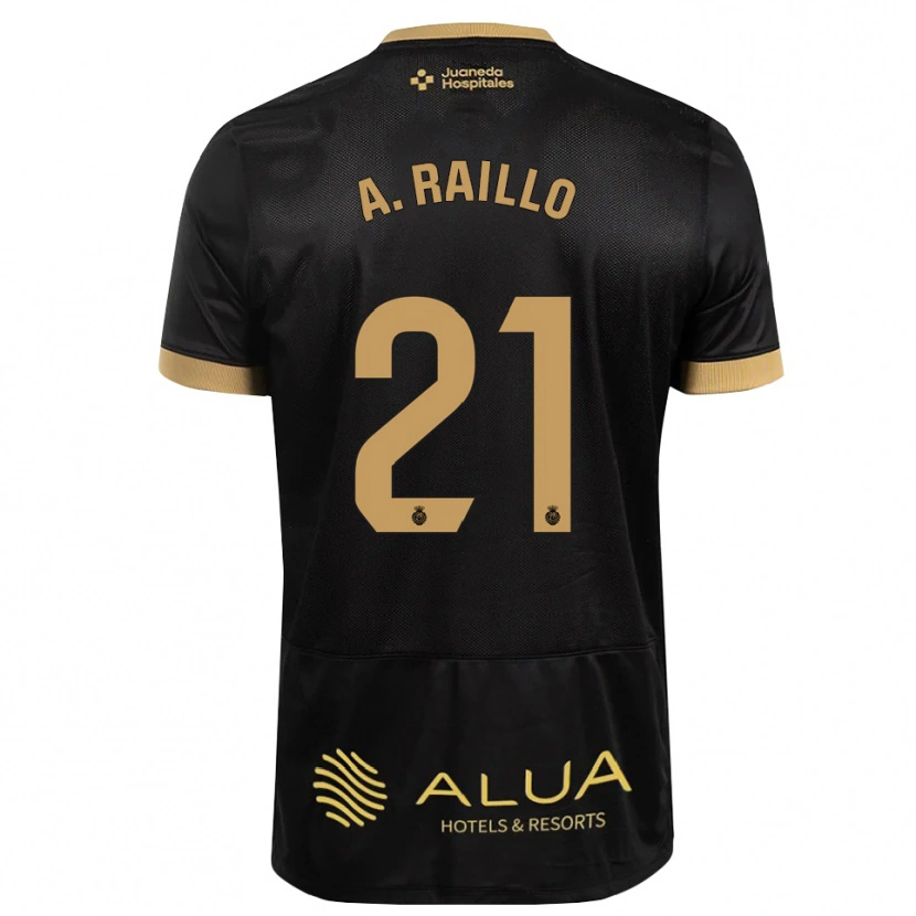 Danxen Dame Antonio Raíllo #21 Svart Sandbrun Burgunder Tre Bortetrøye Drakt Trøye 2026/27 Skjorter T-Skjorte