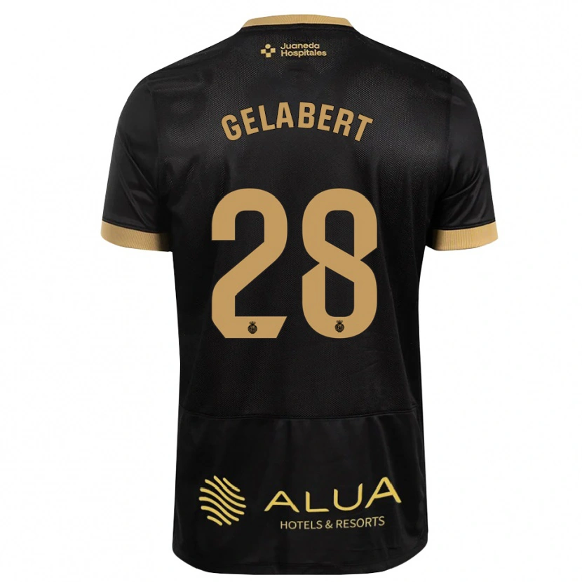 Danxen Dame Miquel Gelabert #28 Svart Sandbrun Burgunder Tre Bortetrøye Drakt Trøye 2026/27 Skjorter T-Skjorte