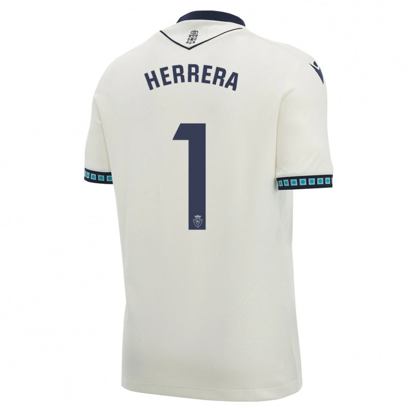 Danxen Dame Sergio Herrera #1 Hvit Svart Lys Himmelblå Bortetrøye Drakt Trøye 2026/27 Skjorter T-Skjorte
