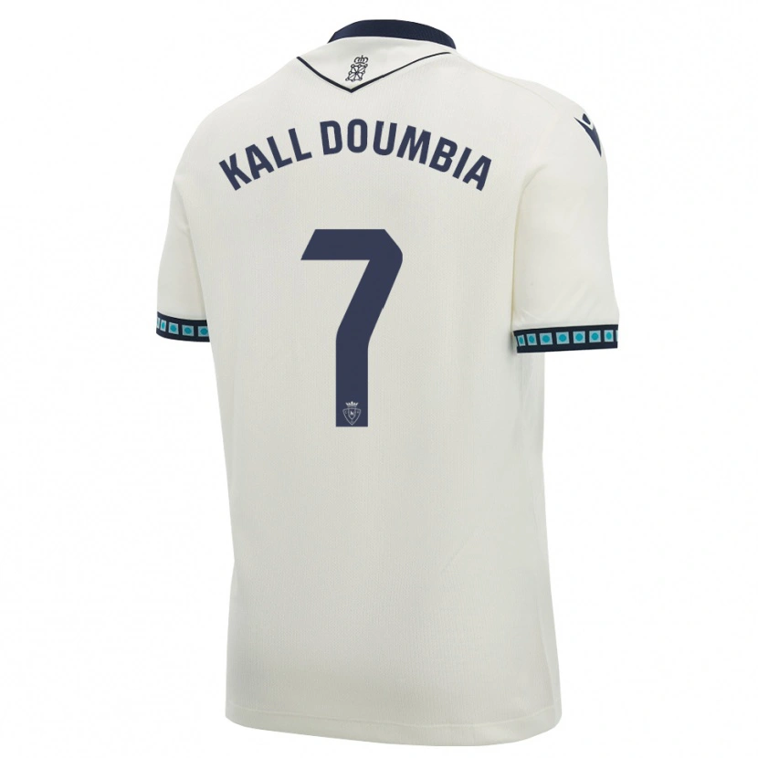 Danxen Dame Aly Kall Doumbia #7 Hvit Svart Lys Himmelblå Bortetrøye Drakt Trøye 2026/27 Skjorter T-Skjorte
