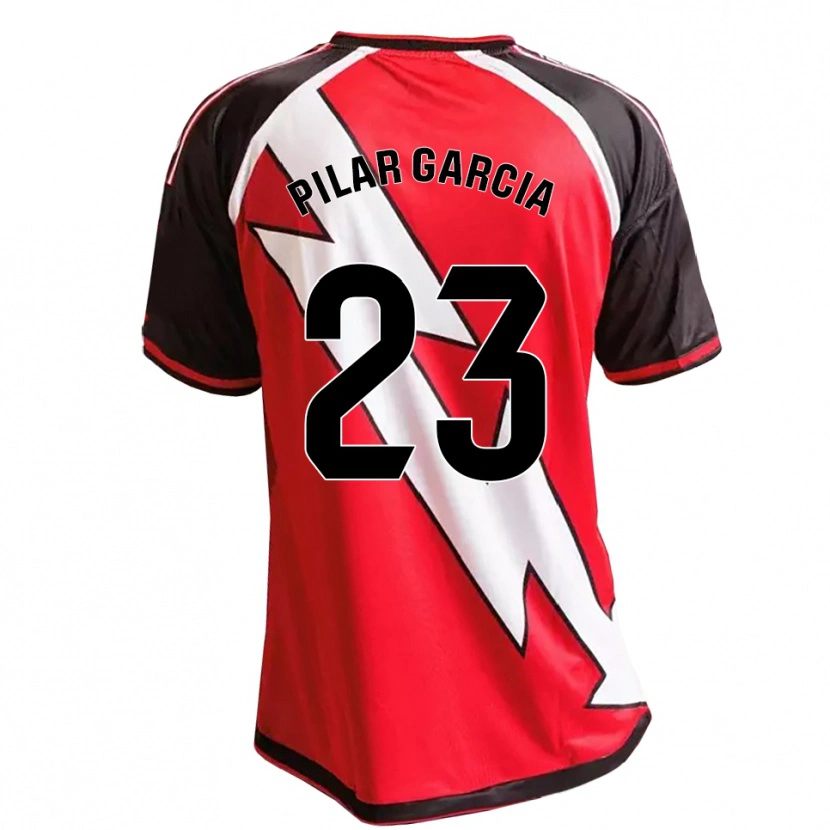 Danxen Dame María Pilar García Villalba #23 Rød Svart Hvit Bortetrøye Drakt Trøye 2026/27 Skjorter T-Skjorte