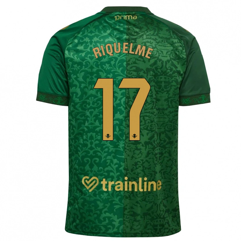 Danxen Dame Rodrigo Riquelme #17 Skoggrønn Mørk Gyllenrot Bortetrøye Drakt Trøye 2026/27 Skjorter T-Skjorte