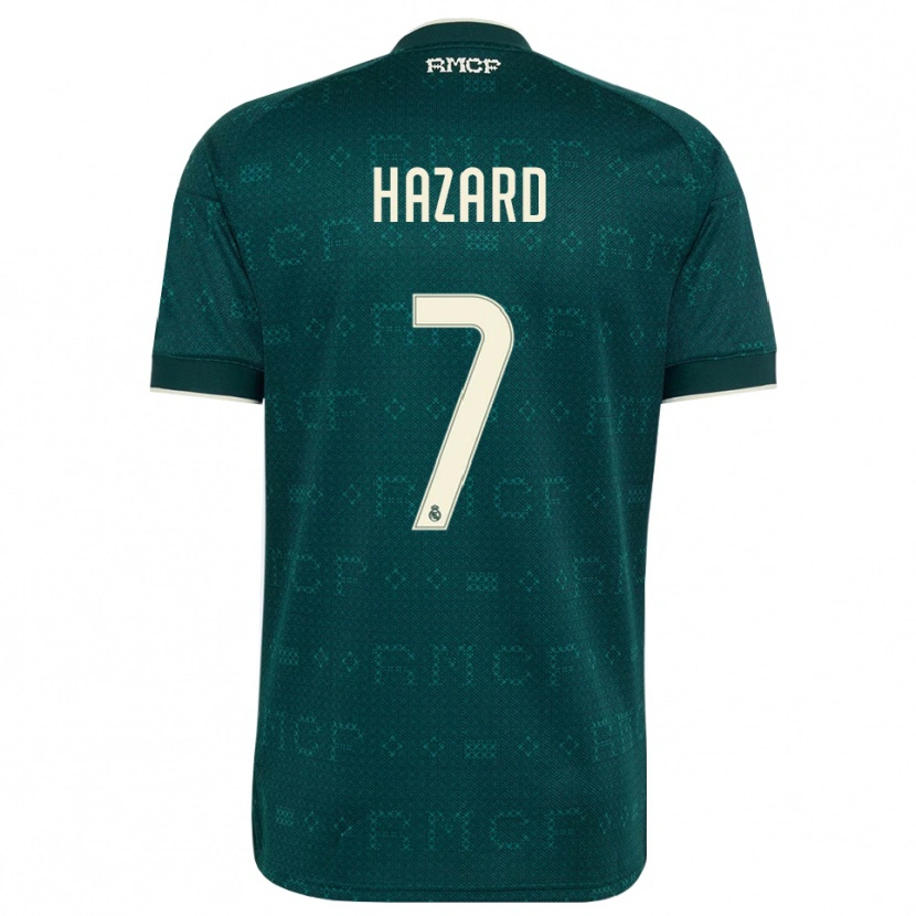 Danxen Dame Eden Hazard #7 Mørk Skifergrå Hvit Bortetrøye Drakt Trøye 2026/27 Skjorter T-Skjorte