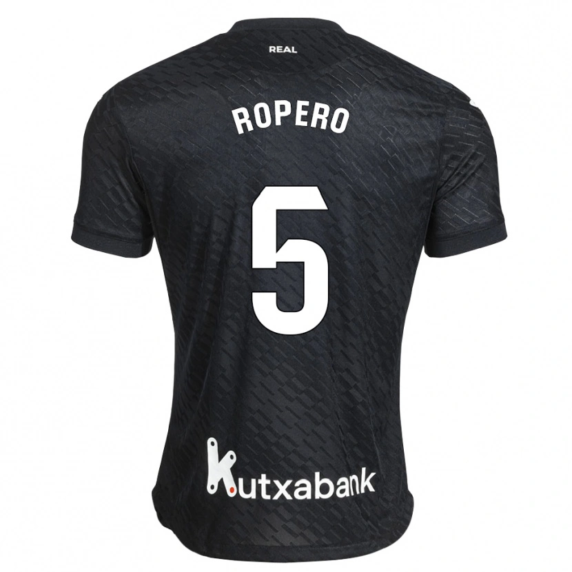 Danxen Dame Iker Ropero #5 Svart Hvit Bortetrøye Drakt Trøye 2026/27 Skjorter T-Skjorte