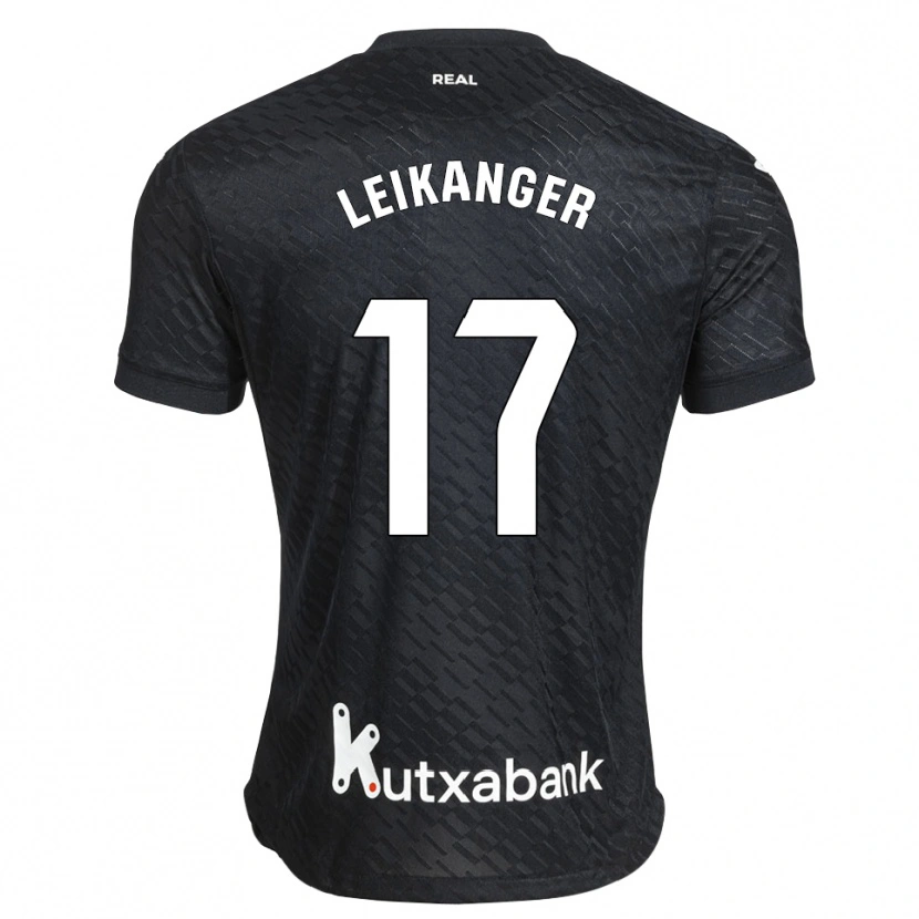 Danxen Dame Thomas Leikanger #17 Svart Hvit Bortetrøye Drakt Trøye 2026/27 Skjorter T-Skjorte