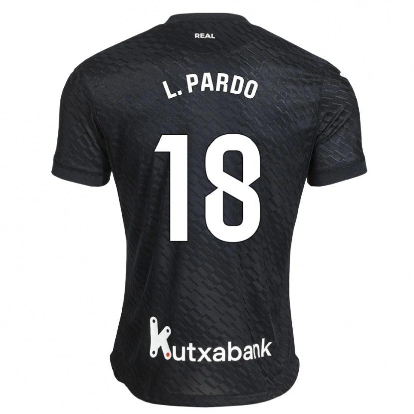 Danxen Dame Lucía Pardo Méndez #18 Svart Hvit Bortetrøye Drakt Trøye 2026/27 Skjorter T-Skjorte