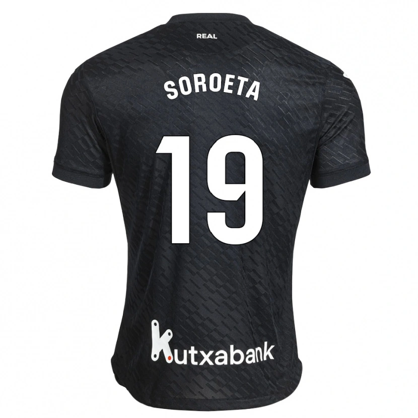 Danxen Dame Javier Soroeta #19 Svart Hvit Bortetrøye Drakt Trøye 2026/27 Skjorter T-Skjorte