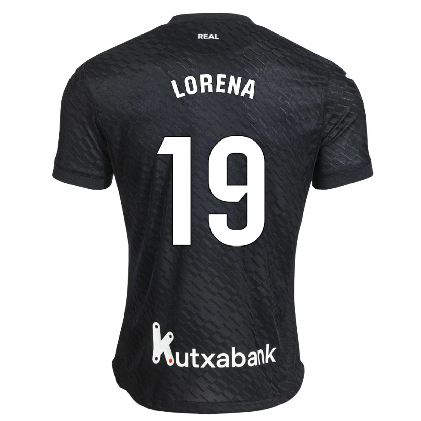 Danxen Dame Lorena Navarro Domínguez #19 Svart Hvit Bortetrøye Drakt Trøye 2026/27 Skjorter T-Skjorte